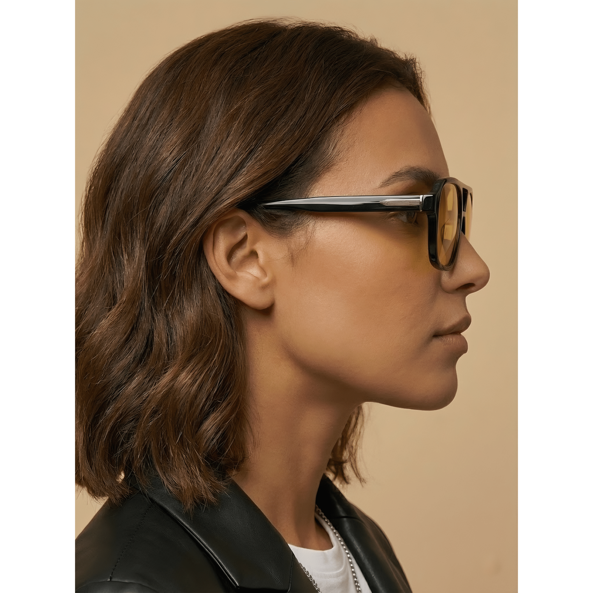 IKUVNA Retro 70s Aviator Sunglasses – Trendy Yellow Shades - Lunessa